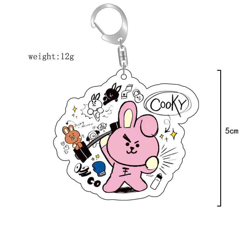 BT21 anime cartoon cute acryli - Anime Merchandise Wholesale recension och pris