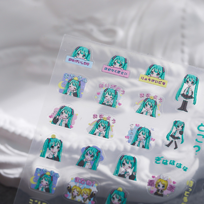1PCS Hatsune Miku Cartoon Nail - Anime Merchandise Nepal recension och pris
